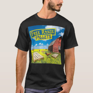 Vrije waaier stelt de podcast vooraf in t-shirt