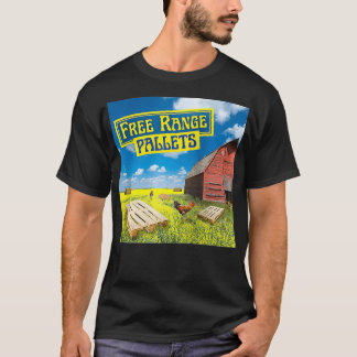 Vrije waaier stelt de podcast vooraf in t-shirt