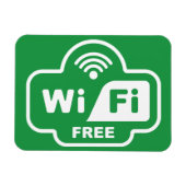 Vrije Wi-Fi Magneet (Horizontaal)