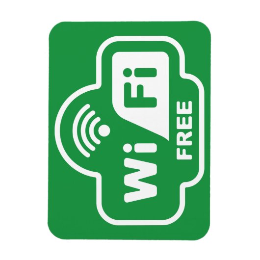 Vrije Wi-Fi Magneet (Verticaal)