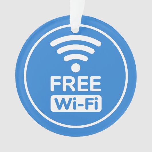 Vrije Wi-Fi Ornament (voorkant)