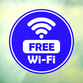 Vrije Wi-Fi Raamsticker (Vel 3)