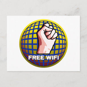 Vrije WiFi Briefkaart