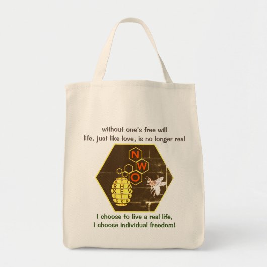 Vrije wil = real life tas (Voorkant)