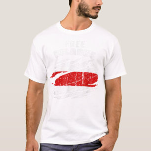 Vrije Wit-Russische vlag steunt Wit-Rusland demons T-shirt