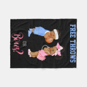 Vrije worpen of bogen door sketbyll fleece deken (Voorkant (Horizontaal))