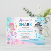 Vrije zee- en haaienpartij kaart (Staand voorkant)