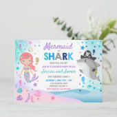 Vrije zee- en haaienpartij kaart (Staand voorkant)