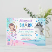 Vrije zee- en haaienpartij kaart (Staand voorkant)