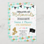 Vrije zee en piraten kaart (Voorkant / Achterkant)