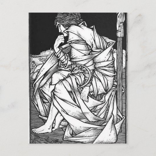 Vrije zitplaatsen op de troon van Odin Briefkaart (Voorkant)