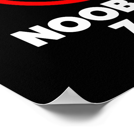 Vrije zone Noob Poster (Hoek)