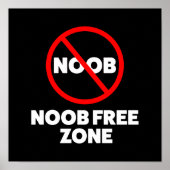 Vrije zone Noob Poster (Voorkant)