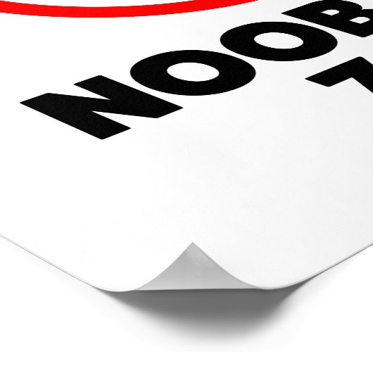 Vrije zone Noob Poster (Hoek)