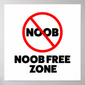 Vrije zone Noob Poster (Voorkant)