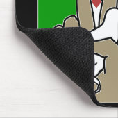 Vrije zwarte Palestijnse achtergrond Muismat (Hoek)