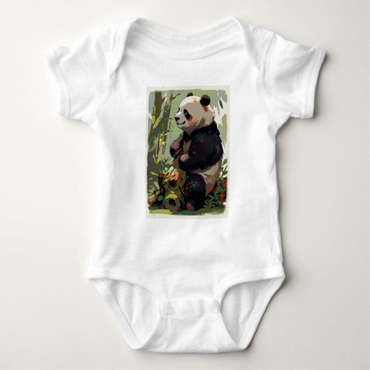 Vrijetijdsbeer - Panda Beer Romper (Voorkant)
