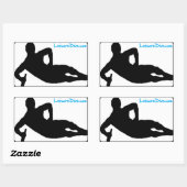 Vrijetijdssticker Rechthoekige Sticker (Vel)