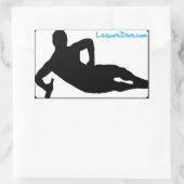 Vrijetijdssticker Rechthoekige Sticker (Tas)