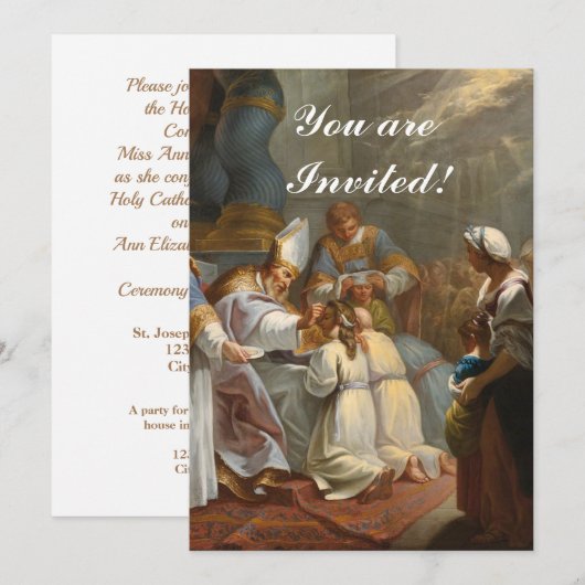 Vrijgave van bevestigingsuitnodiging kaart (Voorkant / Achterkant)