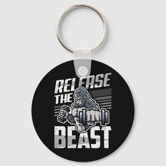 Vrijgave van het Beest - Bodybuilder Sport Bodybui Sleutelhanger (Voorkant)