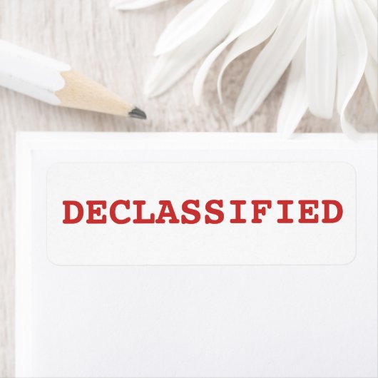 vrijgegeven etiket (Insitu)