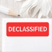 vrijgegeven etiket (Insitu)