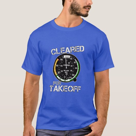 Vrijgemaakt voor opstijgen - Pilot Cockpit Speedom T-shirt (Voorkant)