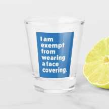 Vrijgesteld van het dragen van een gezichtsbedekki