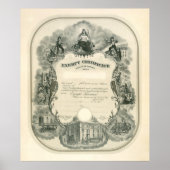 Vrijgesteld vuurwapencertificaat 1898 poster (Voorkant)