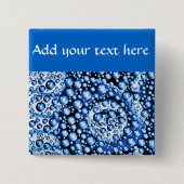 Vrijgeven Joy_ Vierkante Button 5,1 Cm (Voorkant)