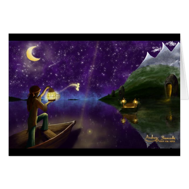 Vrijgeven van de airy card (Voorkant Horizontaal)