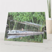 Vrijgevigheid Dank u kaart (Voorkant)