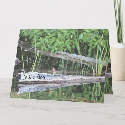 Vrijgevigheid Dank u kaart (Voorkant)