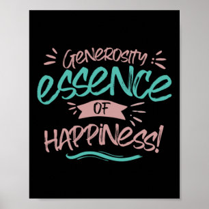 Vrijgevigheid Essence of Happiness Sticker Poster