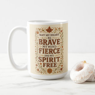 Vrijgevochten Boheemse Affirmatie Quote Art Koffiemok