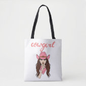 vrijgezellen cowgirl  tote bag (Voorkant)