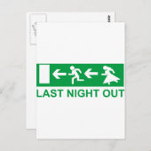 vrijgezellenavond briefkaart (Voorkant / Achterkant)