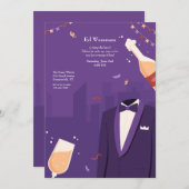 vrijgezellenavond kaart (Voorkant / Achterkant)