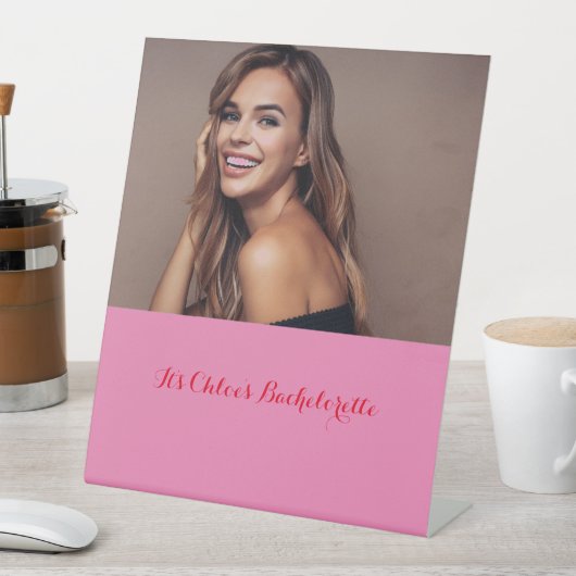 vrijgezellenbord reclamebord met voetstuk (Insitu)