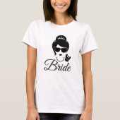 vrijgezellenbruid t-shirt (Voorkant)