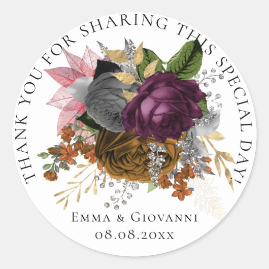 Vrijgezellenfeest 16de - Hartelijk dank - Groen Wr Ronde Sticker (Voorkant)