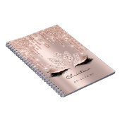 Vrijgezellenfeest - 16e lauw roze Roos Notitieboek (Rechterzijde)