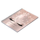 Vrijgezellenfeest - 16e lauw roze Roos Notitieboek (Linkerzijde)