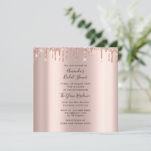 Vrijgezellenfeest - 16e schijven - Roos Gold Photo Kaart (Staand voorkant)