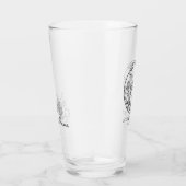 Vrijgezellenfeest aangepast cadeau met naam Woesti Glas (Rechts)