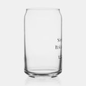 Vrijgezellenfeest Aangepaste Naam Trouwcadeau Part Blikvorm Glas (Links)