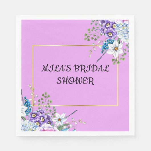 VRIJGEZELLENFEEST aangepaste servetten (Voorkant)