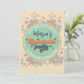  vrijgezellenfeest aangepaste uitnodiging (Staand voorkant)