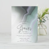 VRIJGEZELLENFEEST | Abstracte mosterdslak en Viole Kaart (Staand voorkant)